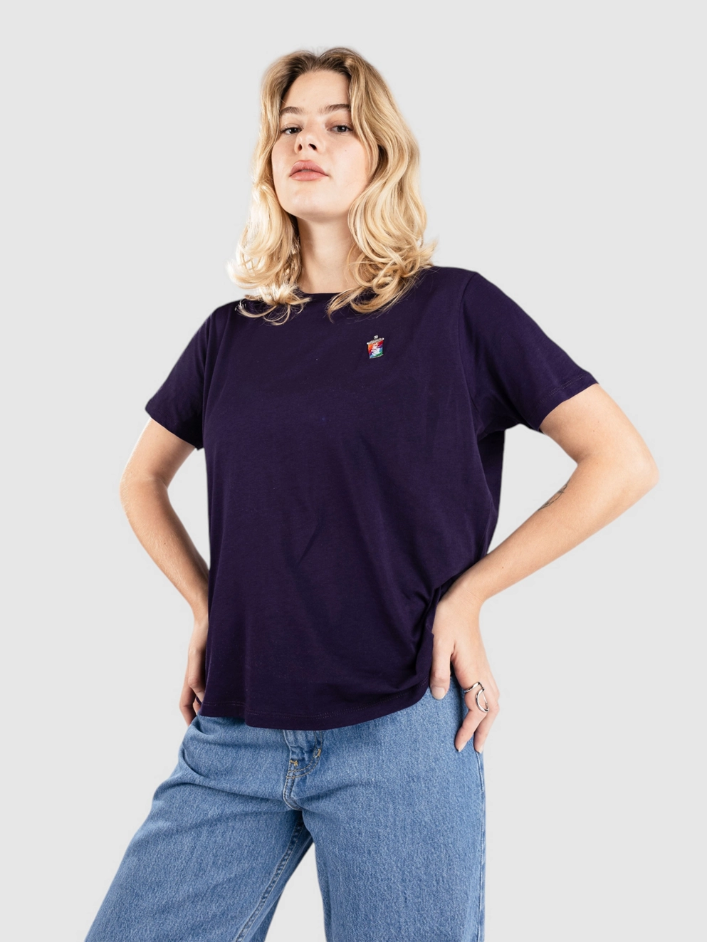 Iriedaily Can Spray T-Shirt midnight plum