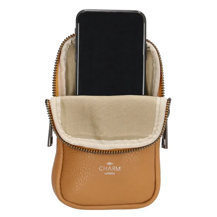 Charm London Elisa Telefoontasje Okergeel