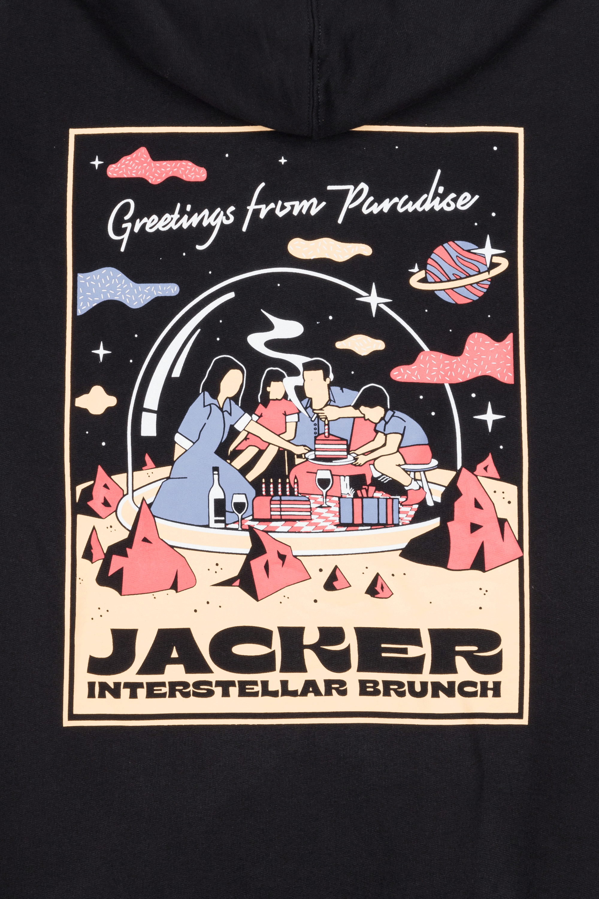 JACKER Hoodie Brunch Noir