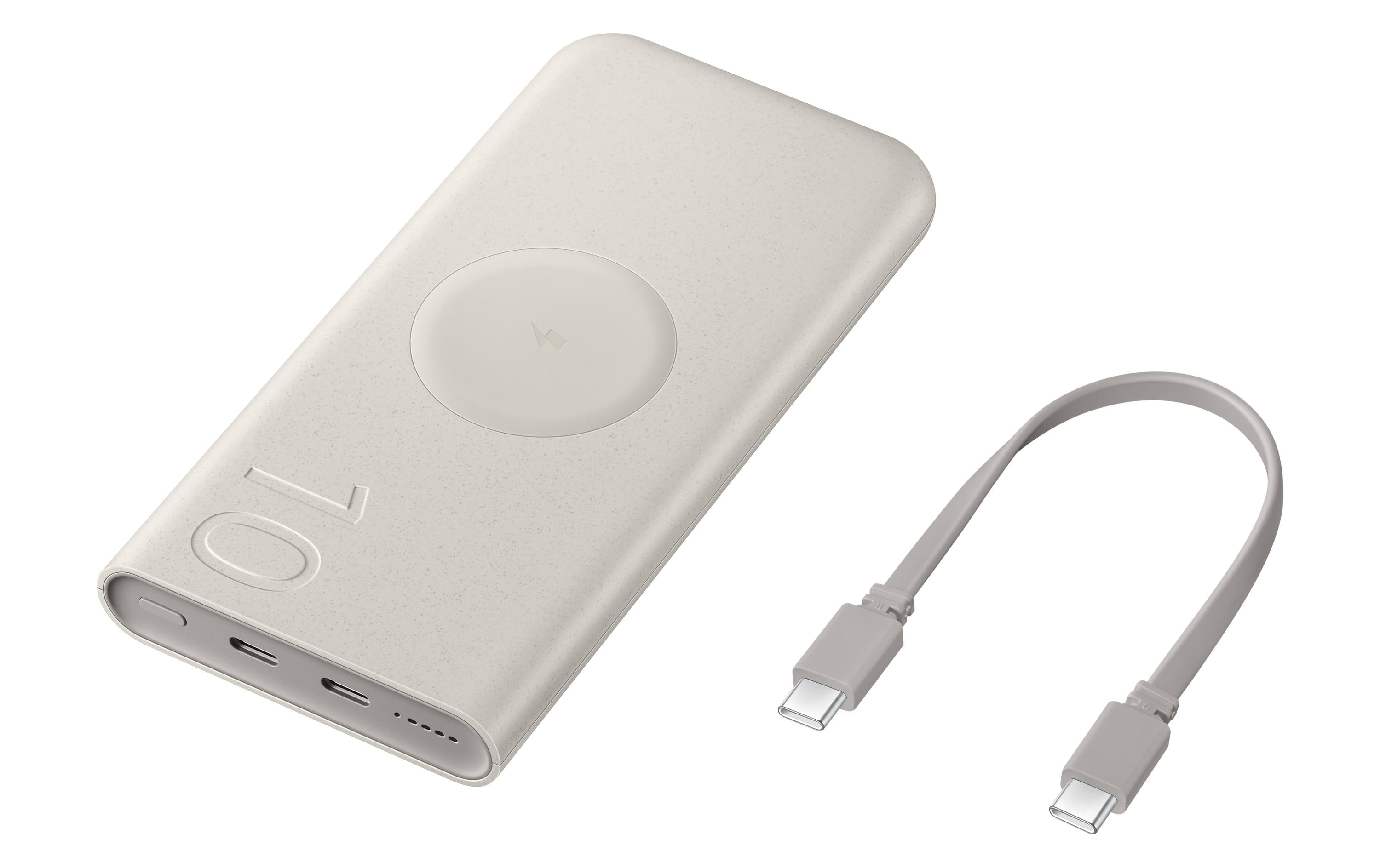 Powerbank EB-U2510XUEGEU 25 W 10000 mAhSamsung EB-U2510XUEGEU Powerbank 10000 mAh Kabelloses Aufladen Beige