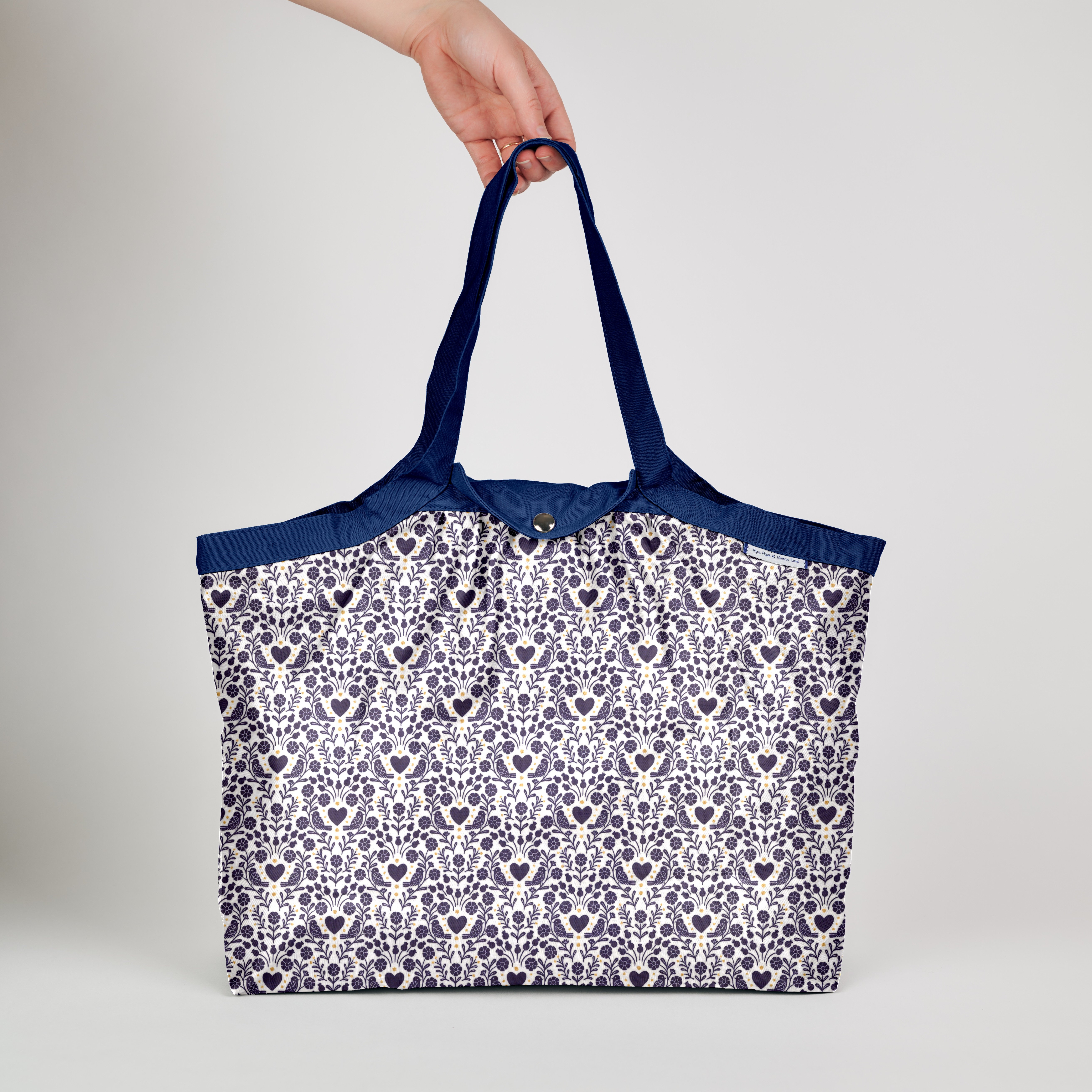 Sac Cabas Moyen Scandinavia Bleu