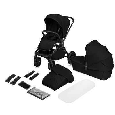 Lionelo MIKA Plus 2-in-1 Duovogn, Black Onyx