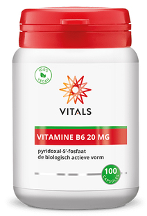 Vitals Vitamine B6 20mg Capsules 100CP