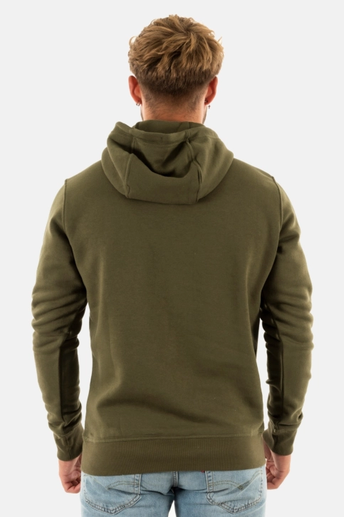 sweat tommy jeans reg linear mr1 drab olive green