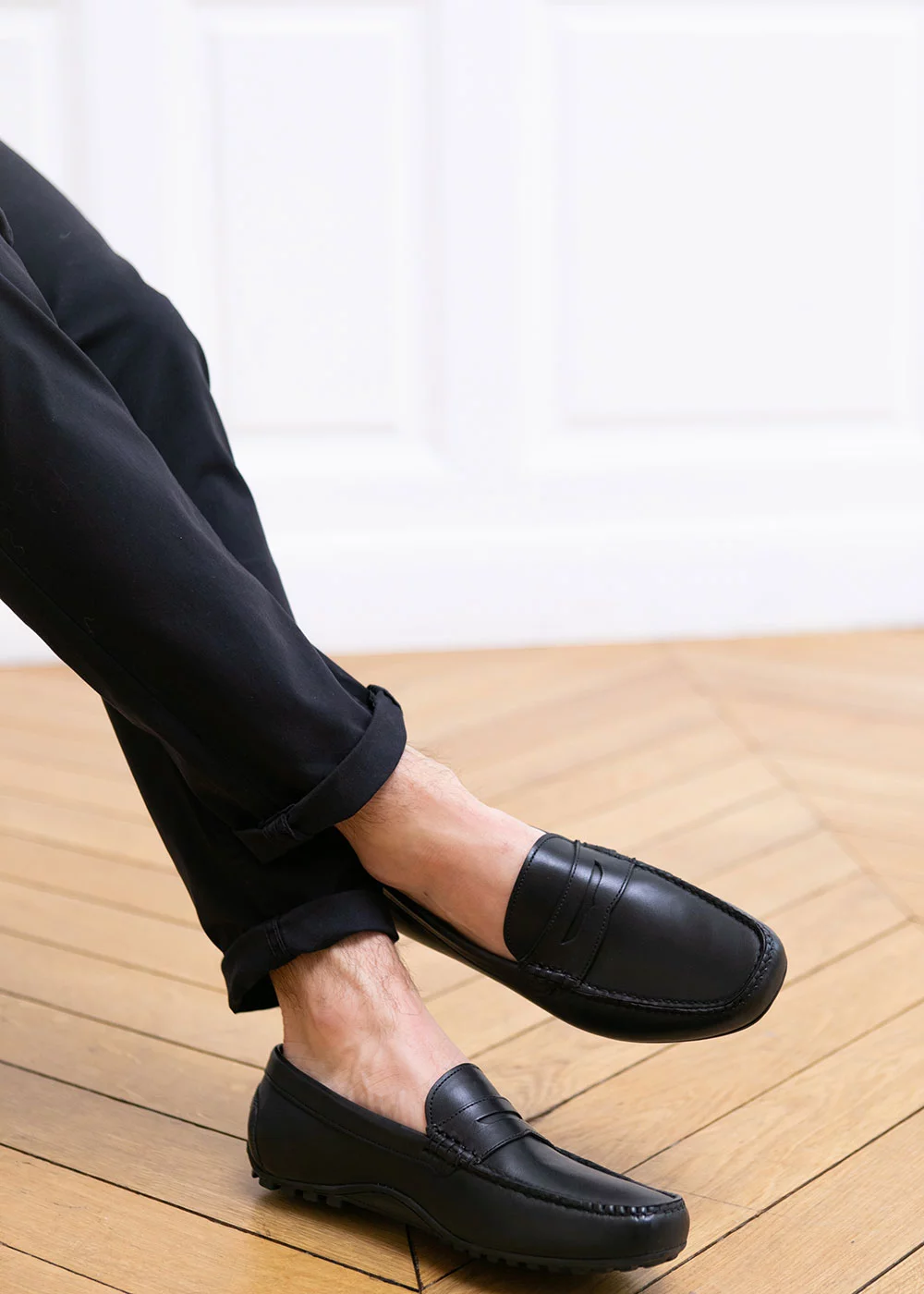 MOCASSIN WD MOC CUIR NOIR