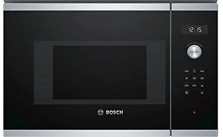 Bosch Serie | 6 BFL524MS0 - Mikrobølgeovn - til indbygning - 20 liter - 800 W - rustfrit stål