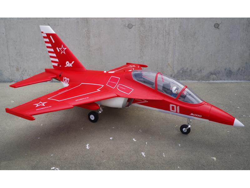 FMS Impeller Jet YAK 130 V2 70 mm PNP YAK-130 Jet mit 12 Blatt Impeller Triebwerk