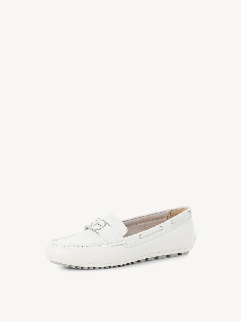 Leren Mocassin - wit