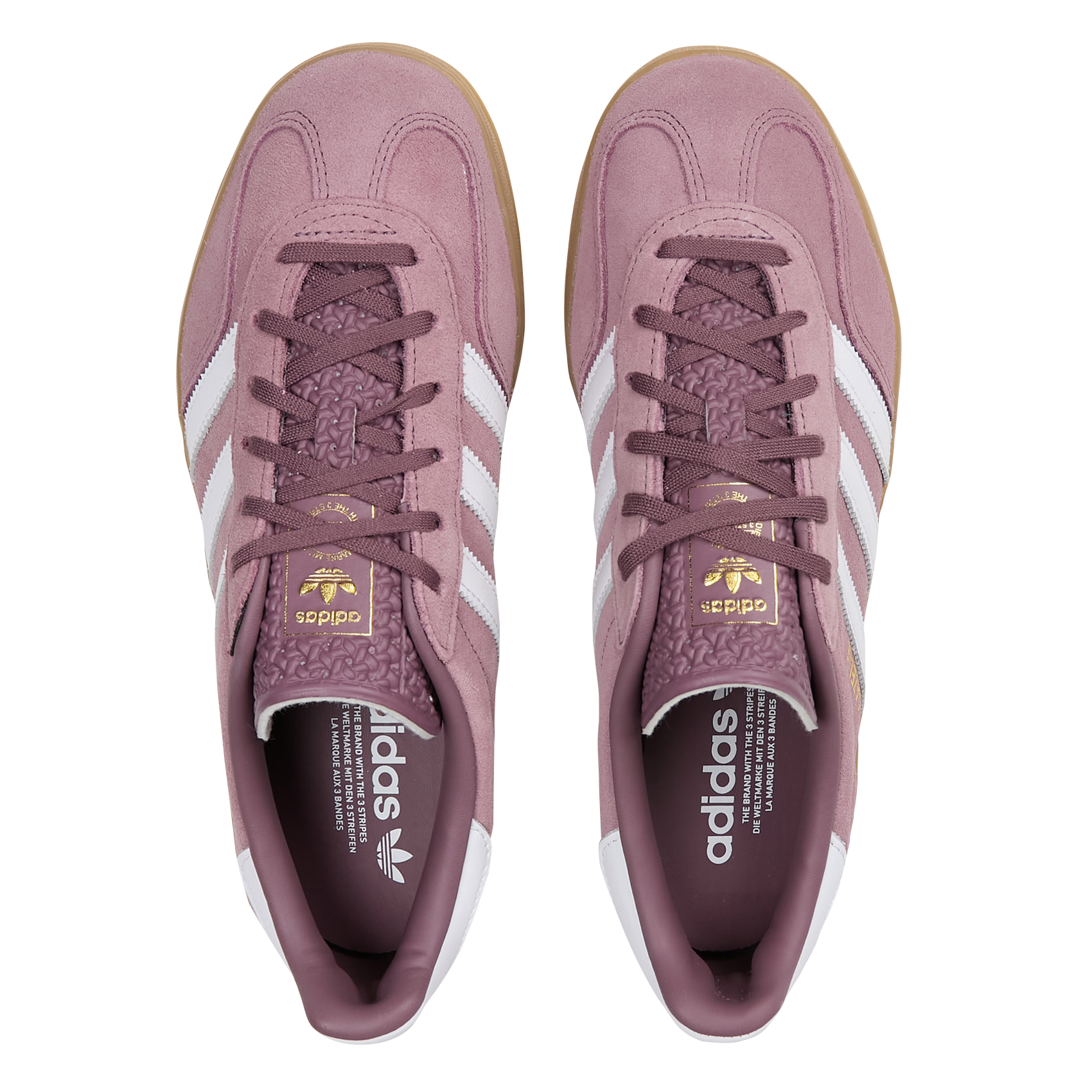 GAZELLE INDOOR W - Baskets basses en cuir velours | Violet