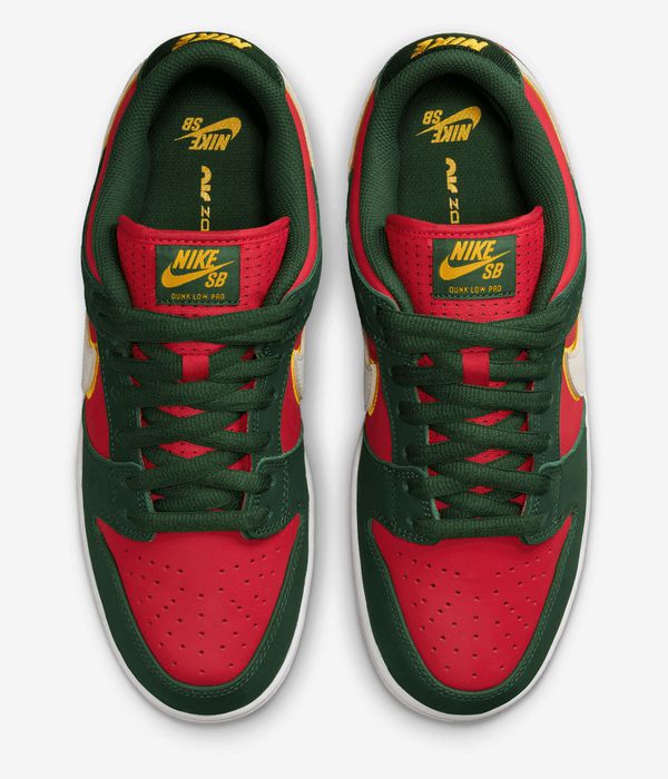 Nike SB Dunk Low Pro Premium Schuh (fir white university gold)
