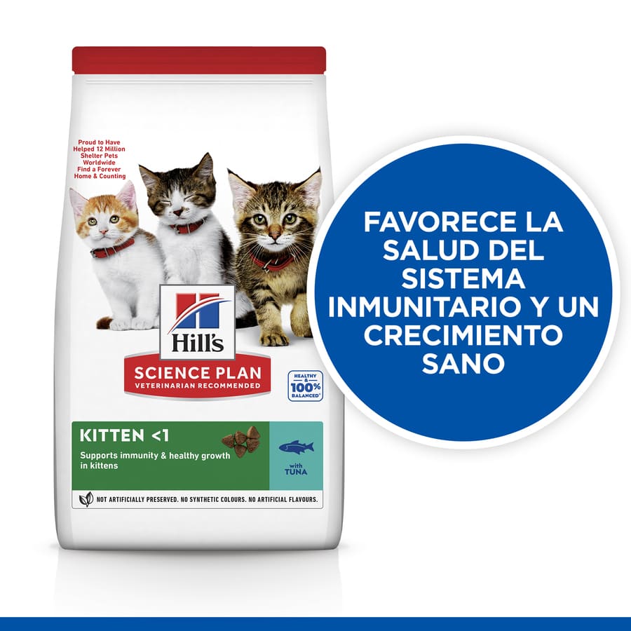 Ração de atum para gatinhos Hill's Science Plan