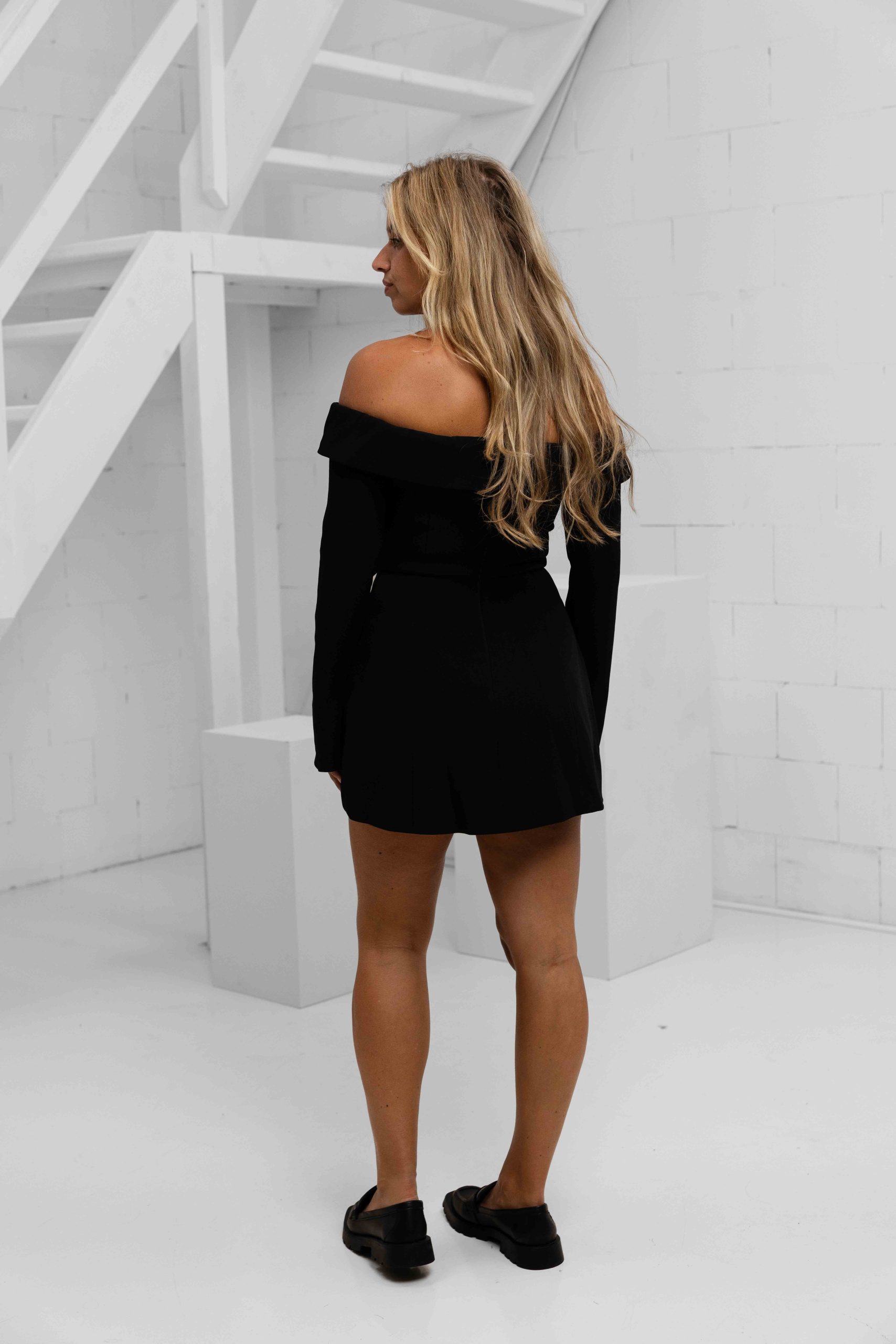 Unique The Label Emily Jurk Dames Zwart