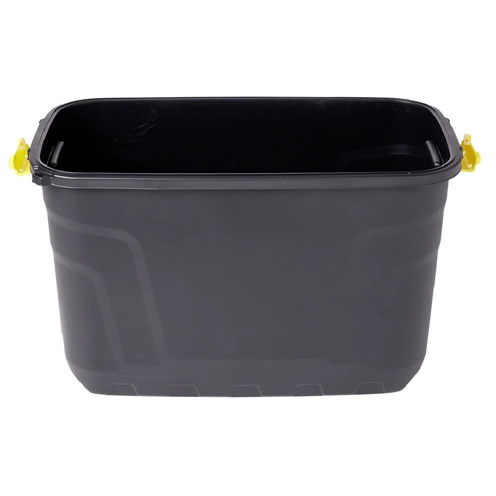 Box de rangement brico noir 110L