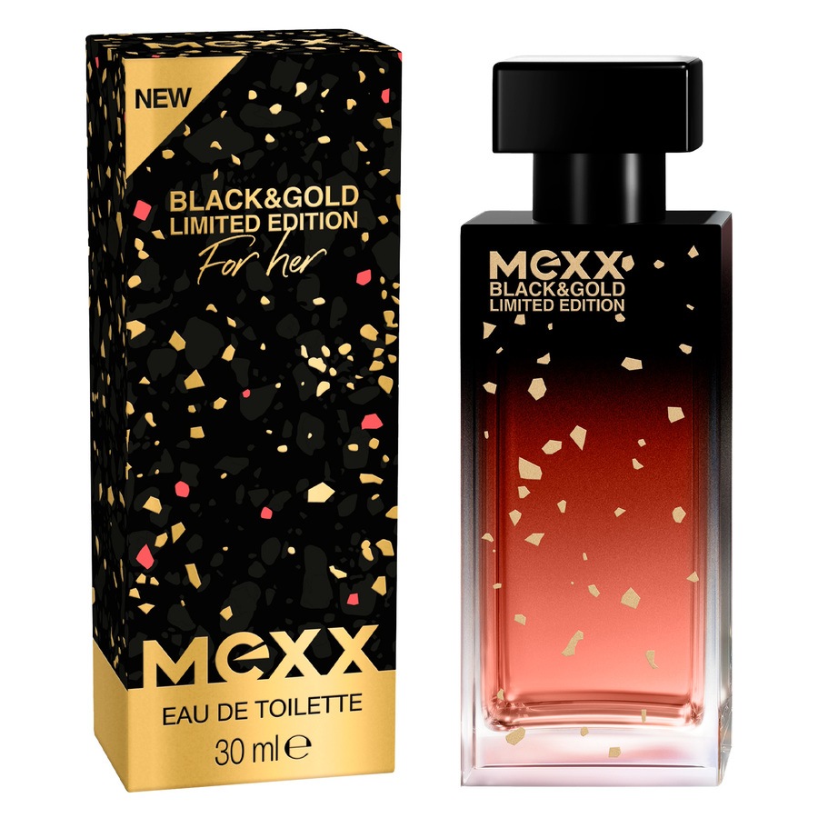 Mexx Black & Gold For Women Eau De Toilette Limited Edition 30ml