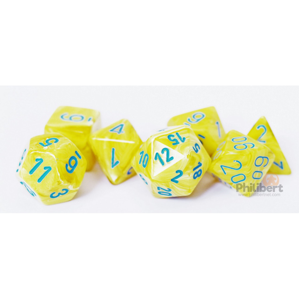 Set de 7 Dés JDR Chessex : Lustrous