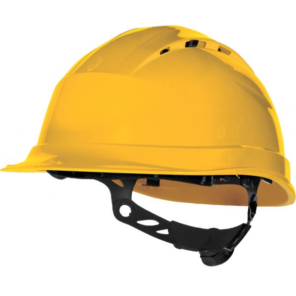 Delta Plus Capacete de Obra Ventilado Cor do Capacete: Amarelo