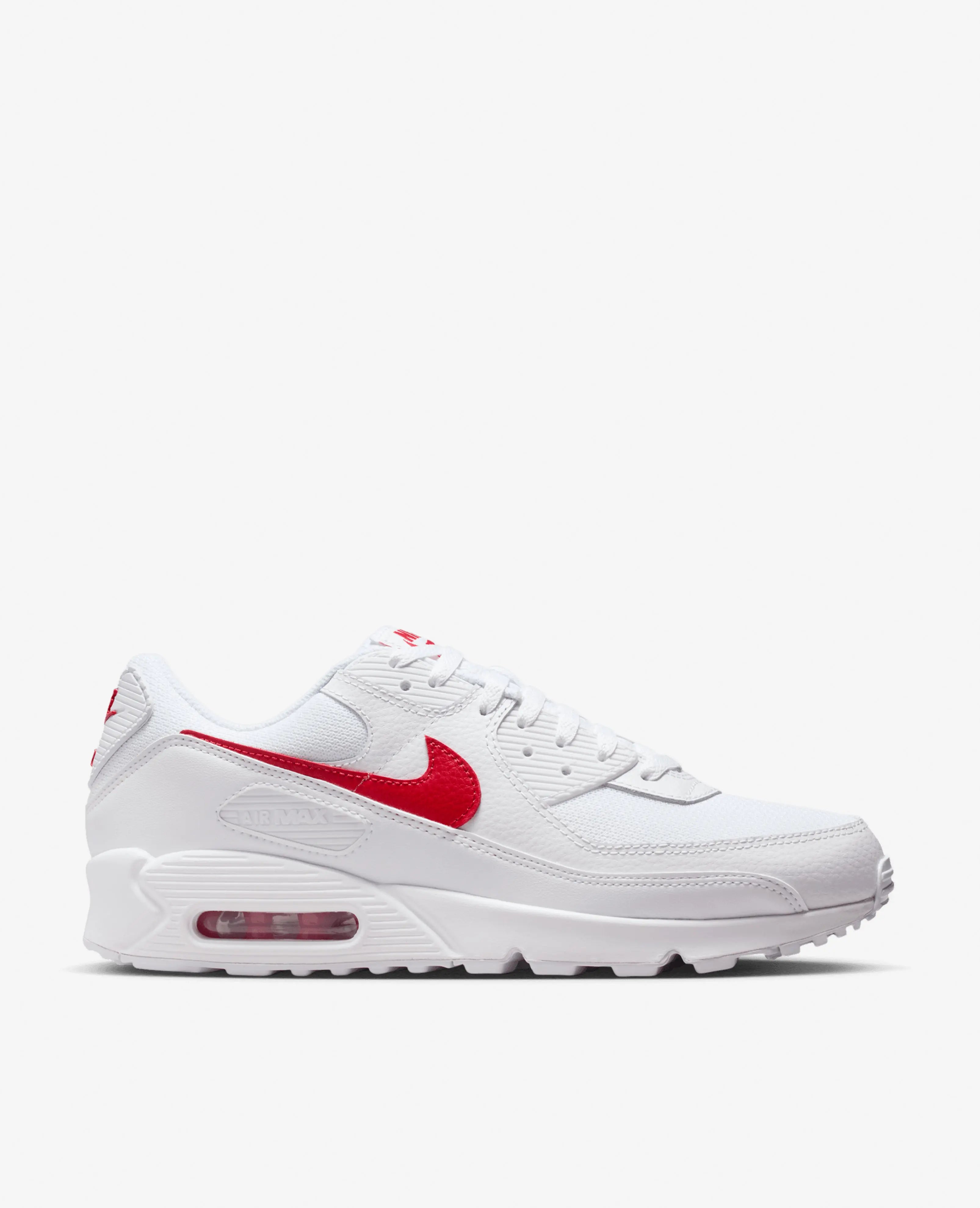 Nike Air Max 90 (WHITE/UNIVERSITY RED-WHITE)