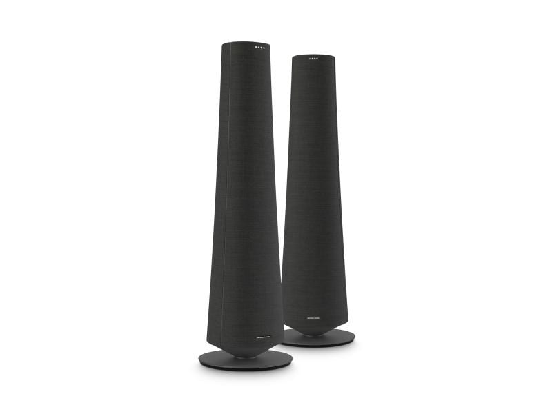 Harman/Kardon Standlautsprecher Paar Citation Tower Schwarz Intelligenter Standlautsprecher der Premiumklasse für eine beeindruckende Leistung