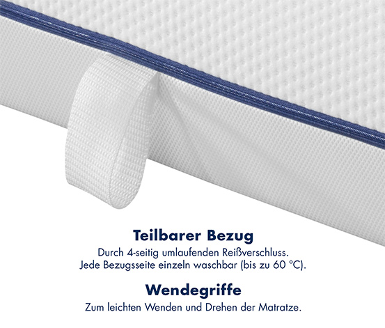 irisette® Kaltschaummatratze »Ultimate Duo« H3/H4, 80 x 200 cm