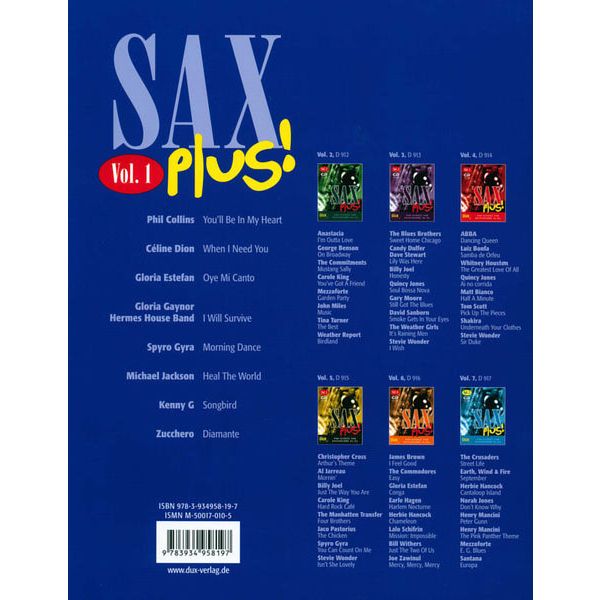 Edition Dux Sax Plus 1