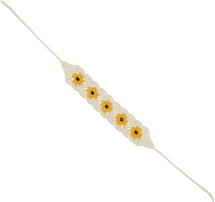 Sui Ava Bohemian Headband Yellow sunflower