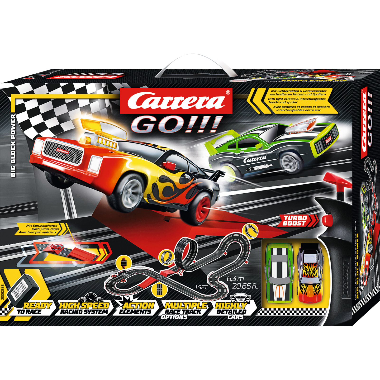 Carrera Go! Rennbahn Big Block Power