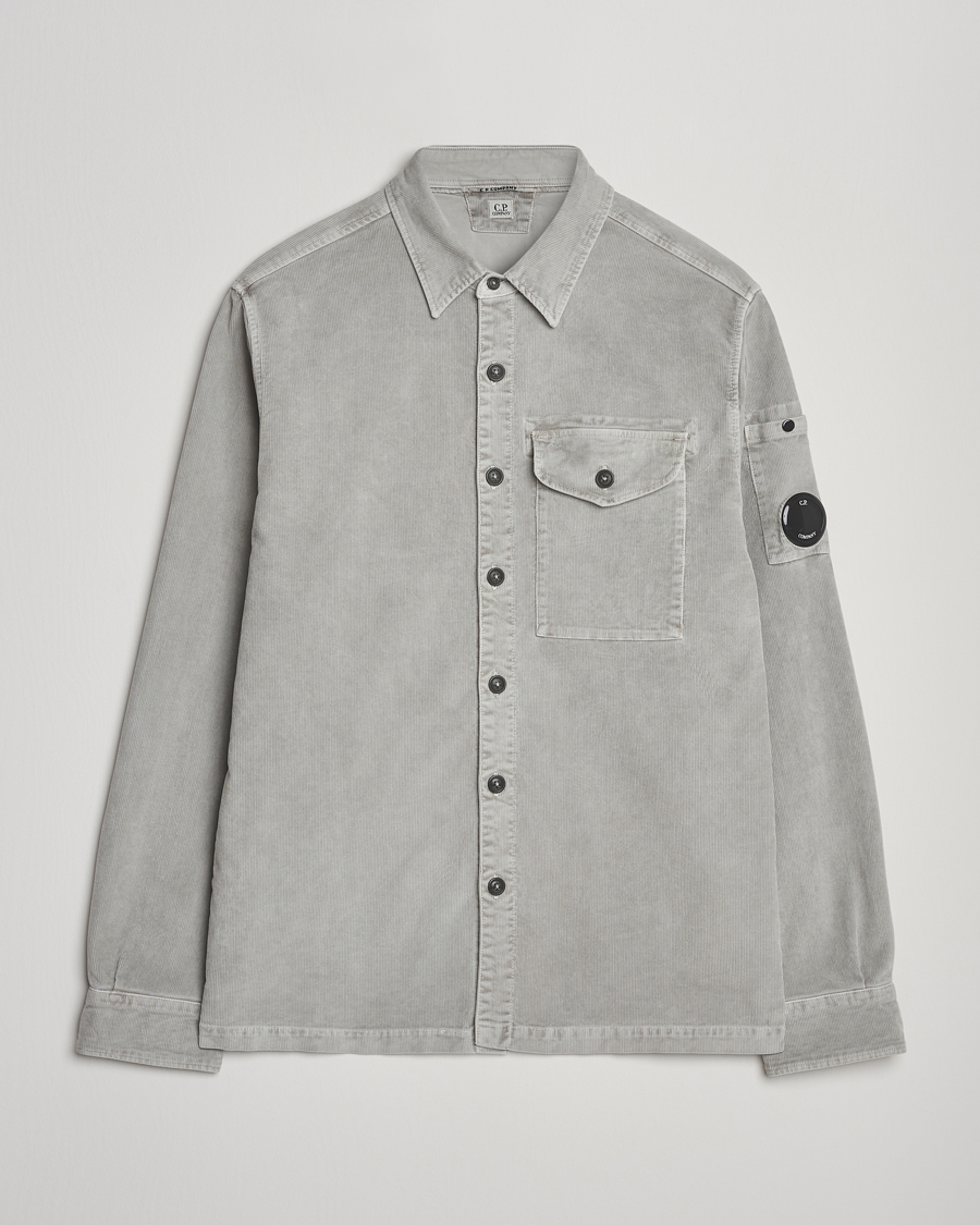 C.P. Company Corduroy Lens Overshirt Grey