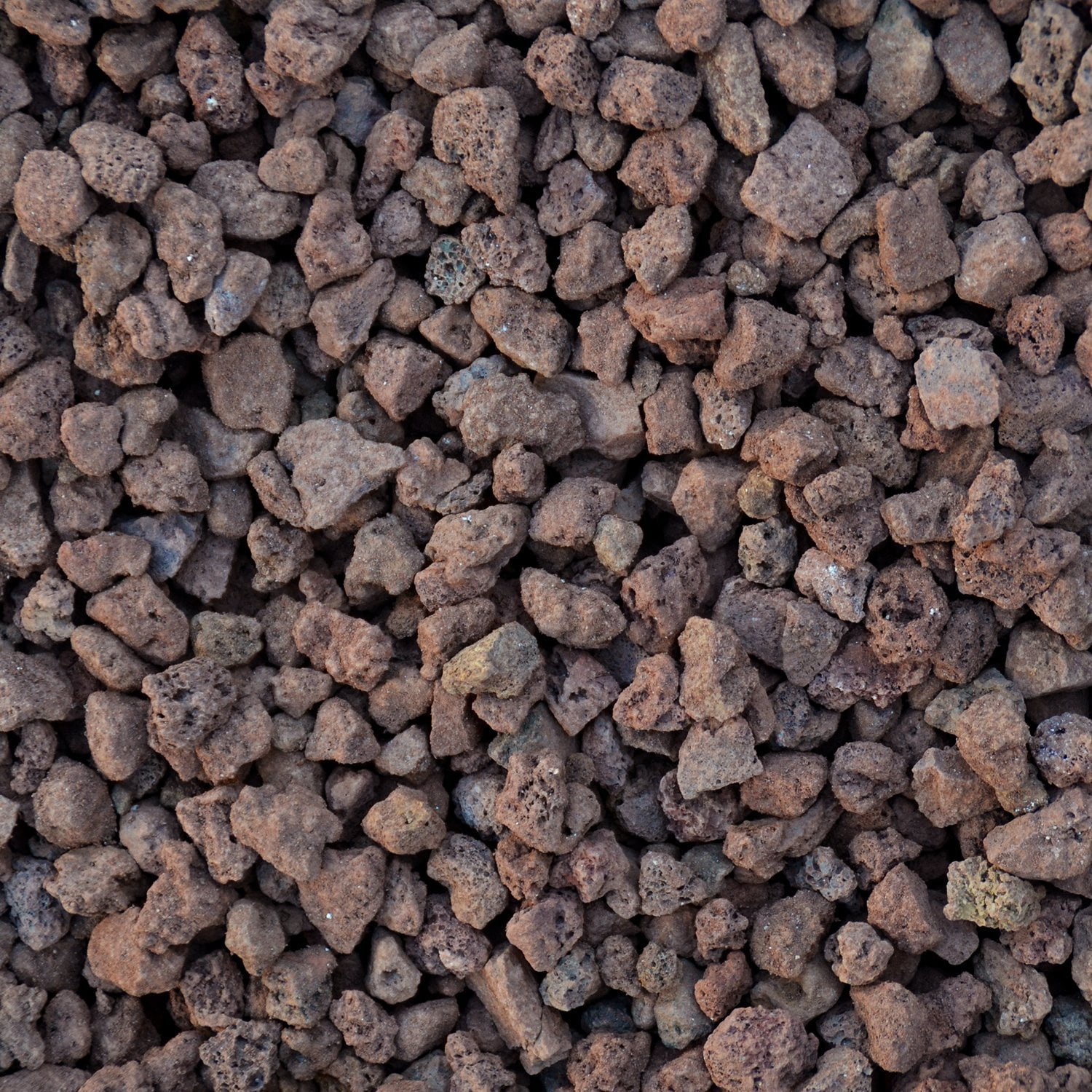 Pack 10m² : pouzzolane rouge 12/20 - 25 sacs +/- 20 l = 500 l