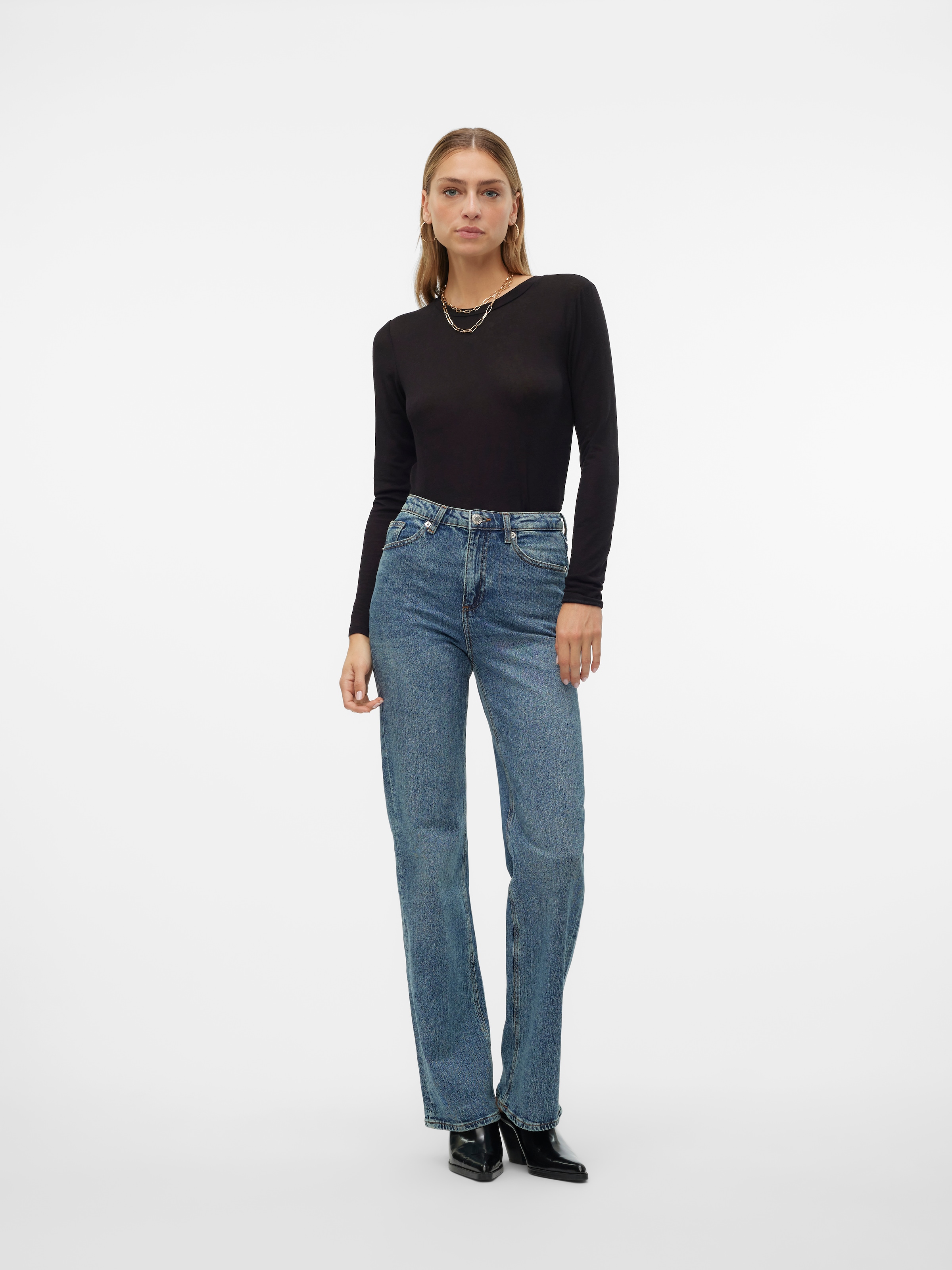Vero Moda High-waist-Jeans »VMTESSA HR WIDE JEANS RA394 GA NOOS«
