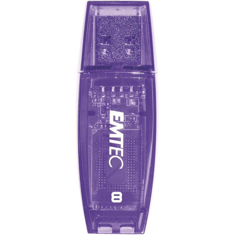Emtec clé USB C410 8 Go Usb 2.0 (Usb-A) Violet