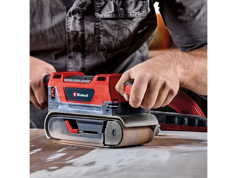 Einhell Bandschleifer TE-BS 850 E Einhell TE-BS 850 E Bandschleifer 400 RPM Grau, Rot 850 W