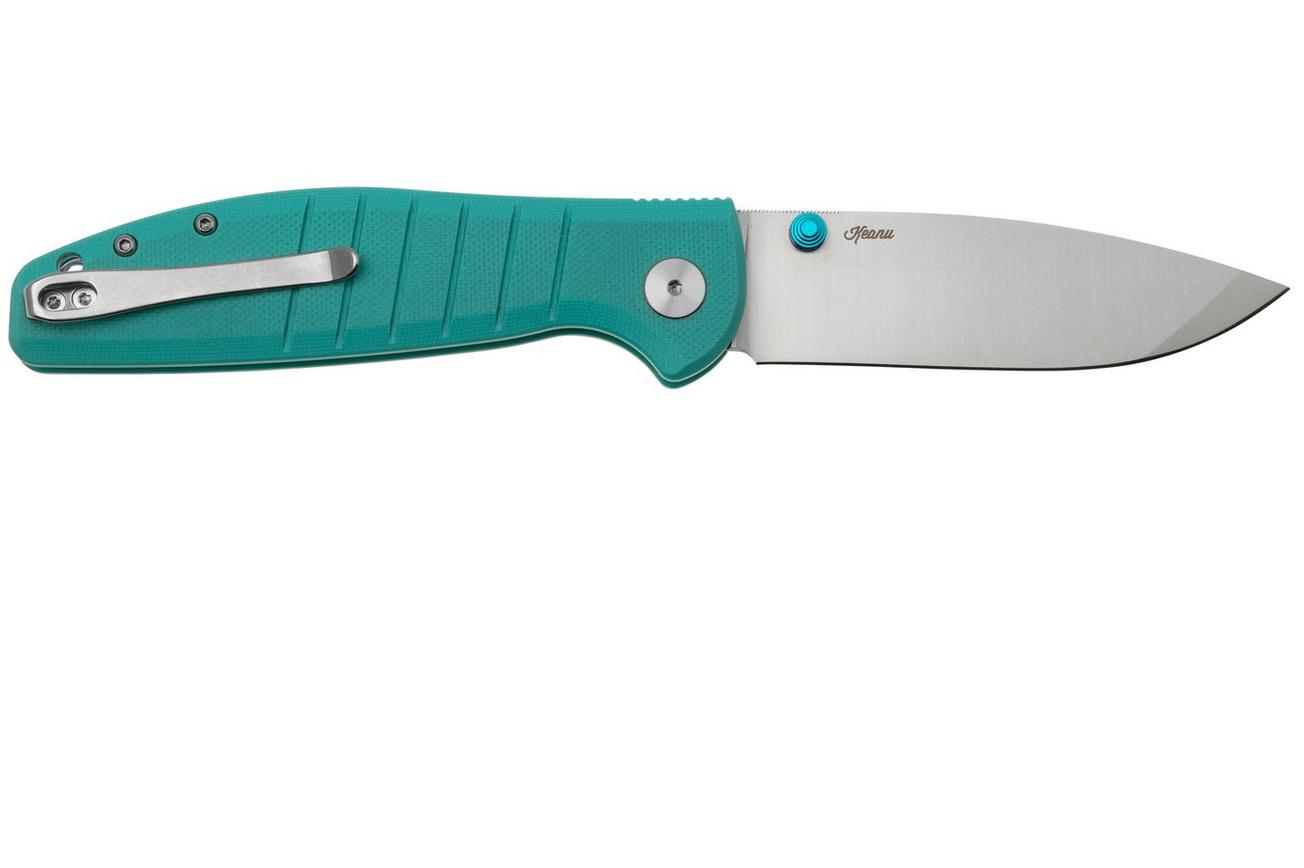 Bestechman Goodboy BMK04B Satin Light Blue G10, zakmes