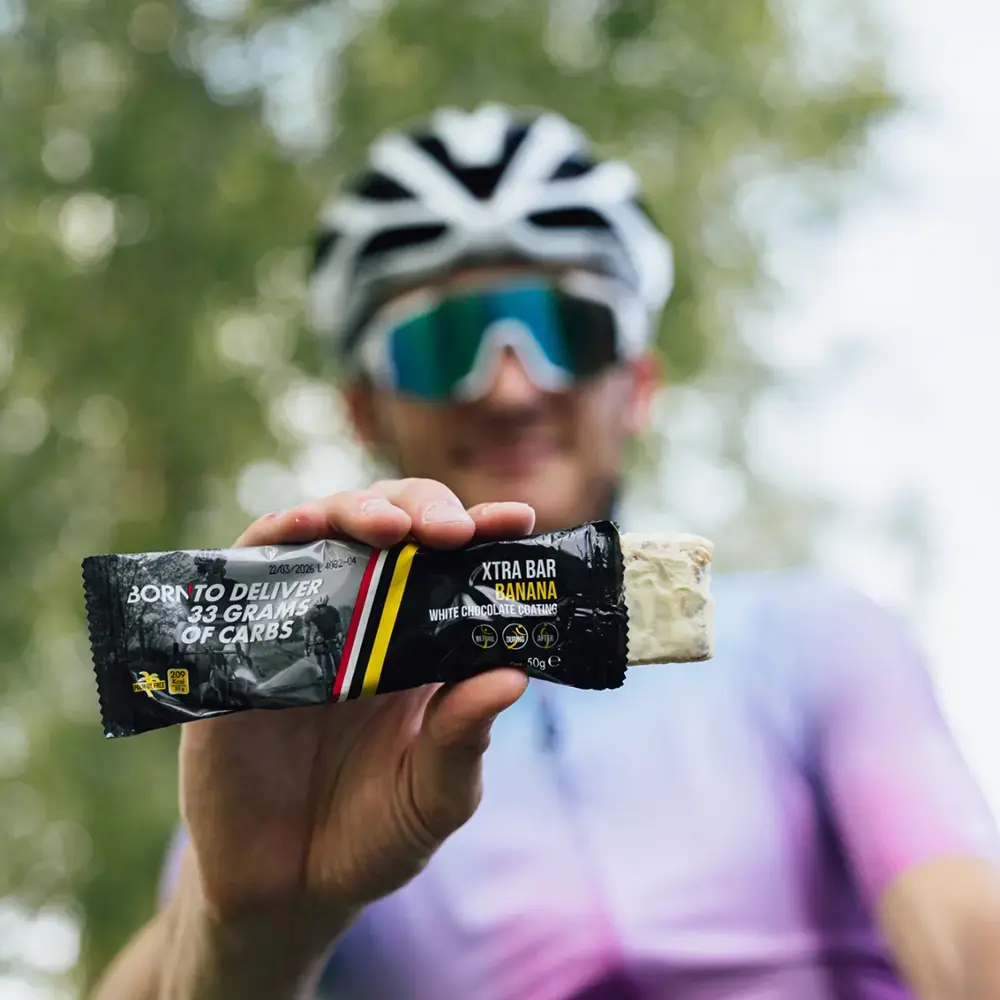 BORN Xtra Energierepen Banaan Witte Chocolade Coating (15 stuks)