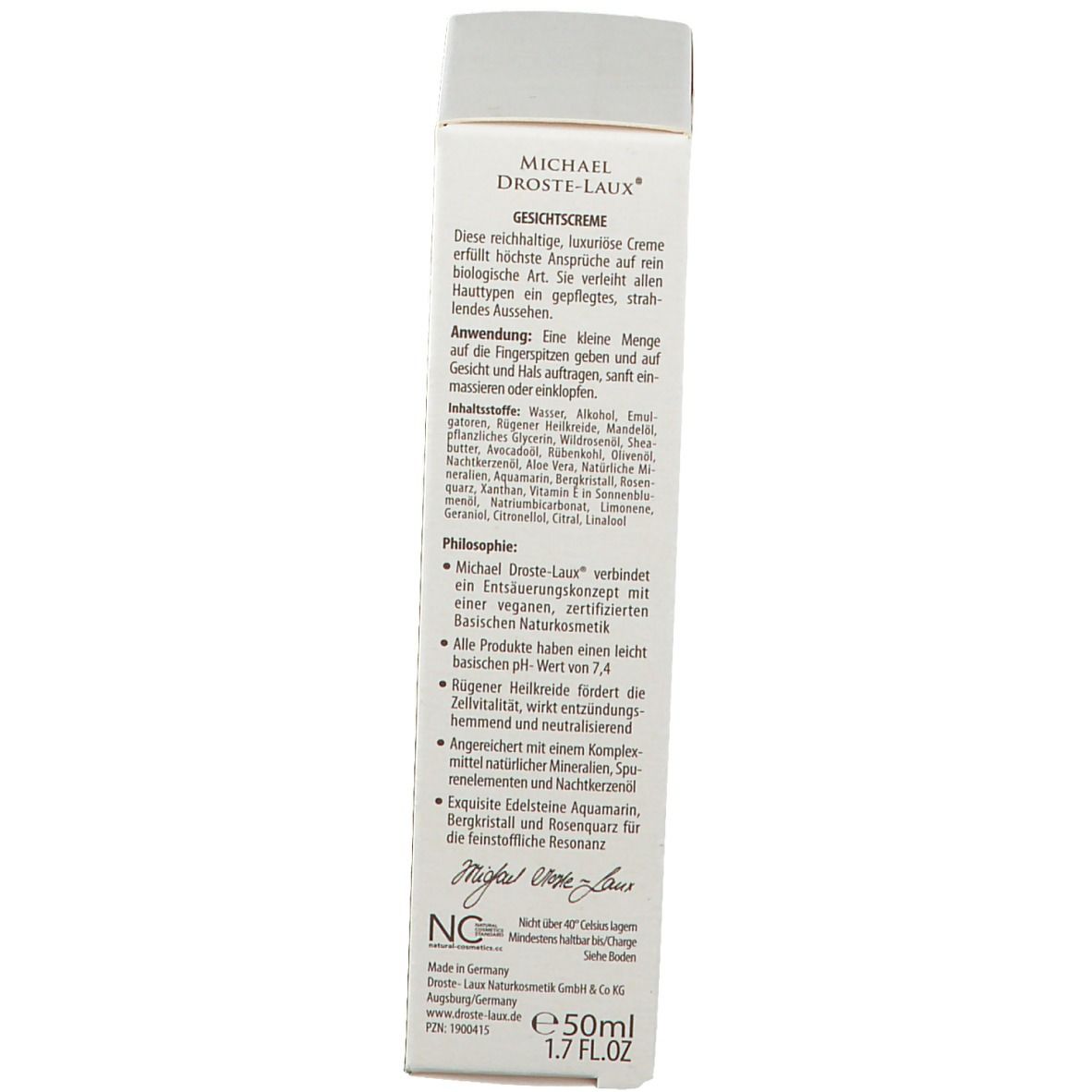 DROSTE-LAUX® Basische Gesichtscreme