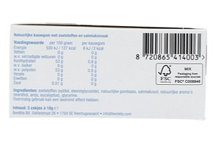 Benbits Salmiak Kauwgom Multipack 54GR