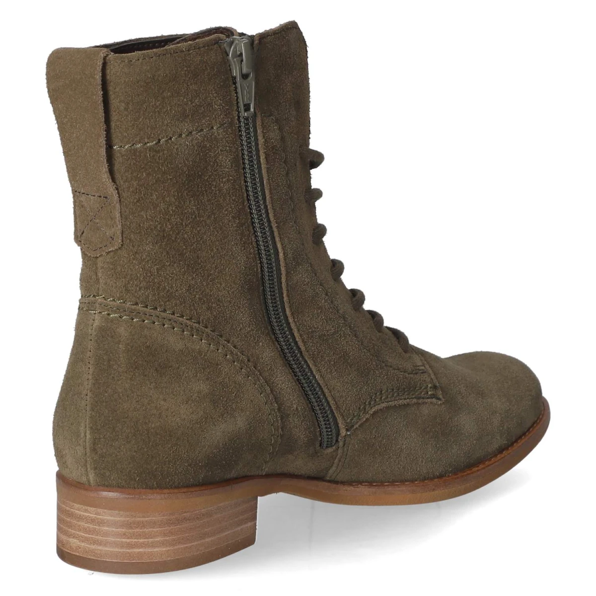 GaborSchnürstiefeletten - oliv