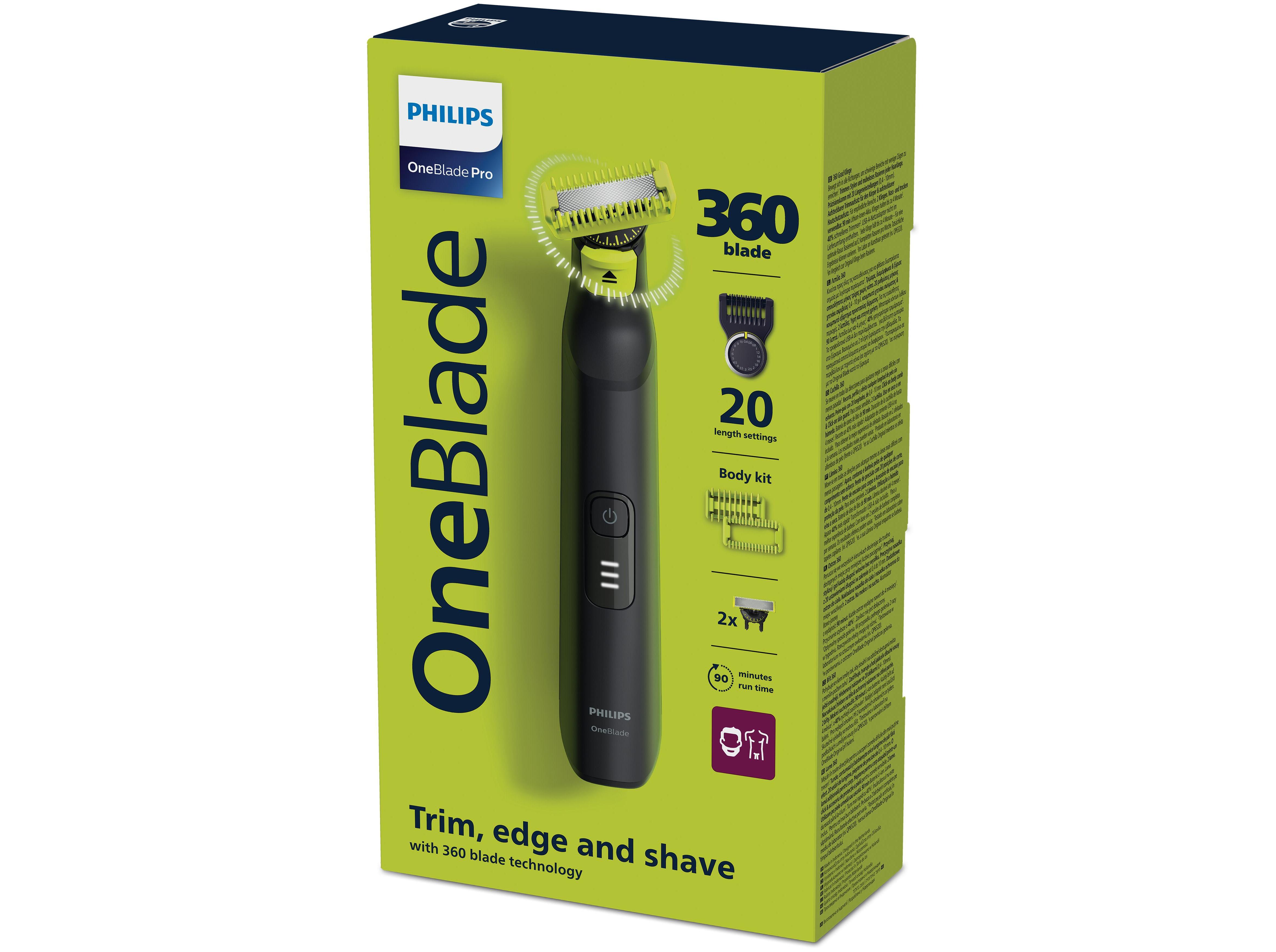 APARADOR MULTIFUNÇÕES PHILIPS QP6542/19 ONE BLADE PRO