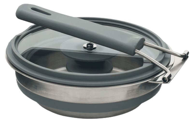 Opvouwbare Steelpan + Deksel 1L