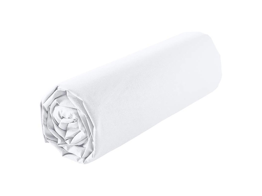 LENÇOL DE BAIXO COM ELÁSTICO ACTUEL BRANCO PERCAL 90X200CM