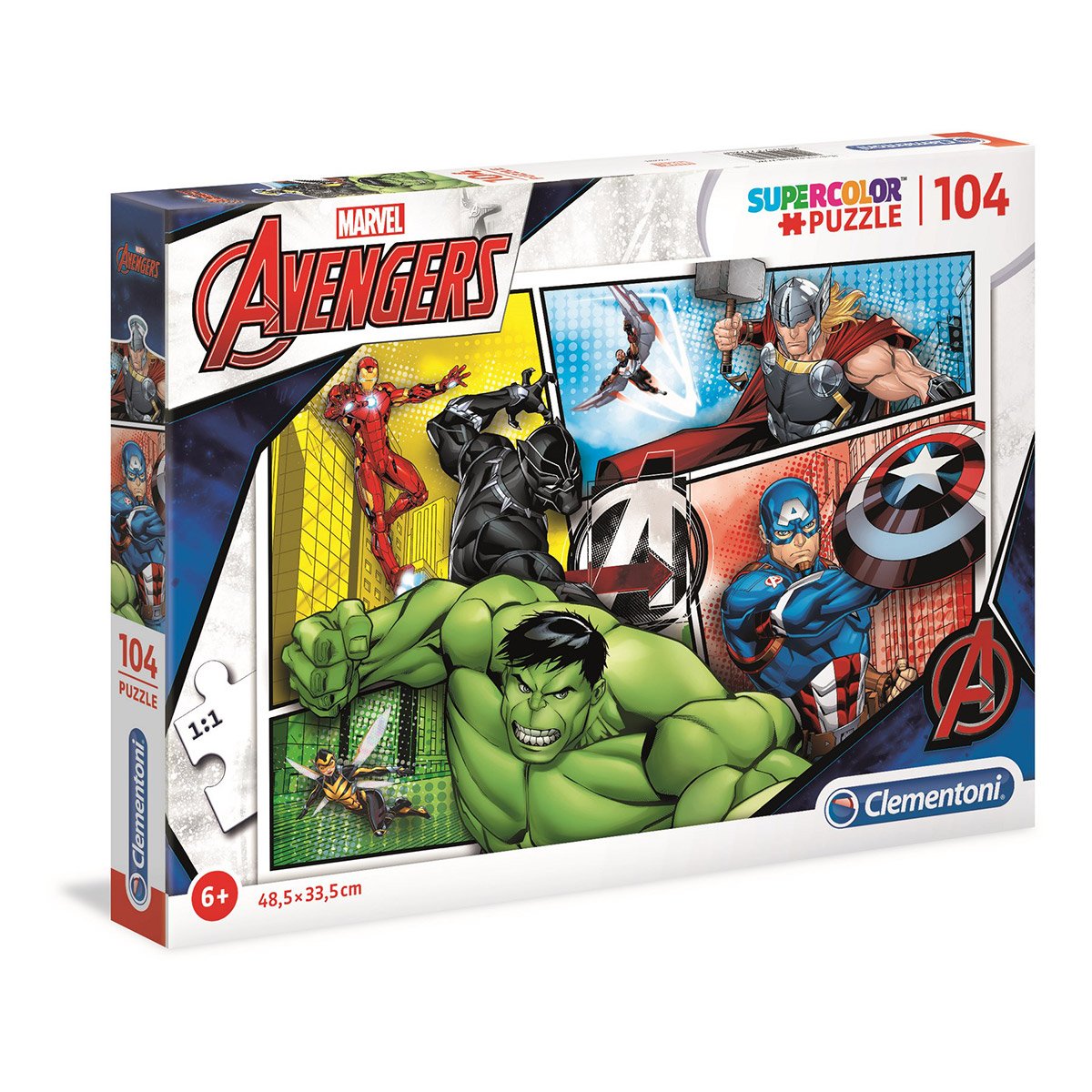Puzzle SuperColor 104 pièces - The Avengers