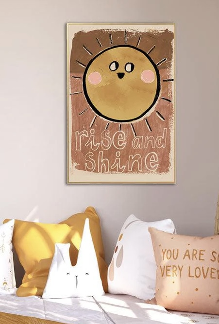 Poster kinderkamer sun