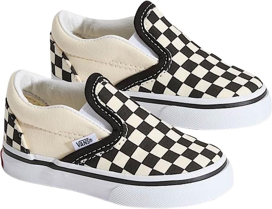 Vans Kinder Kids Lifestyle Classic FTW Sneaker Td Classic Slip-On Blk&Whtchckerboard Wht