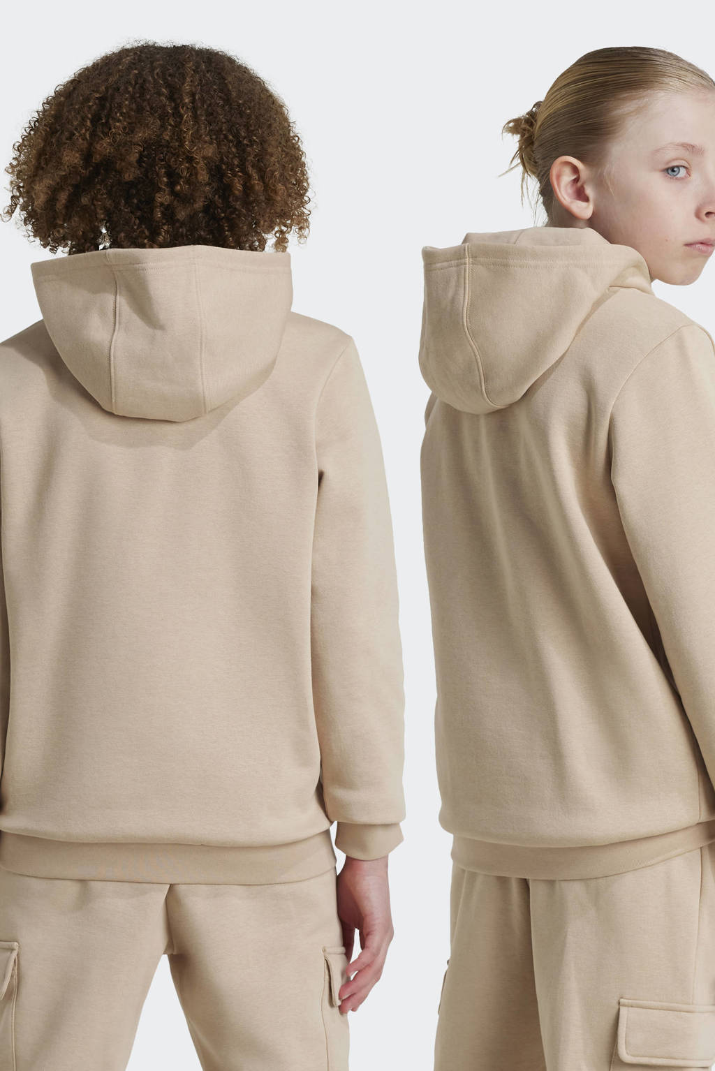 adidas hoodie beige