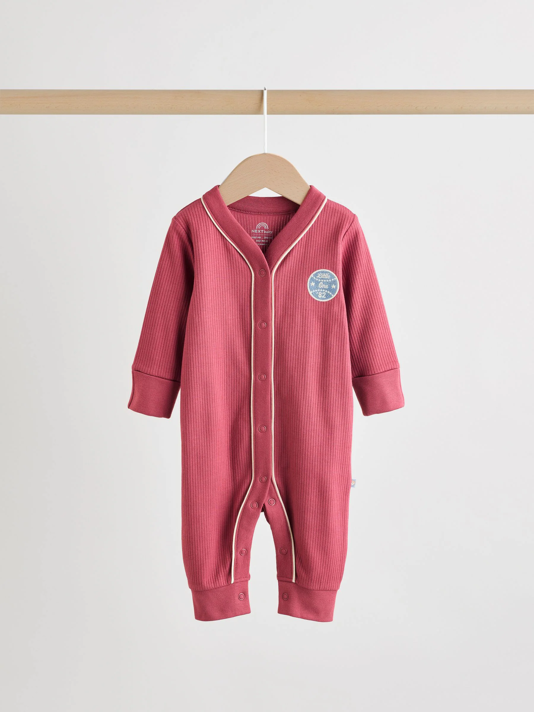 Bordeauxrood - Verpakking van 3 babypyjama's (0 mnd-3 jr)