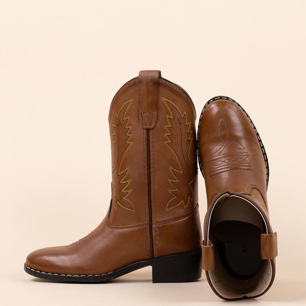Old West 1129 cowboylaarsjes Bruin