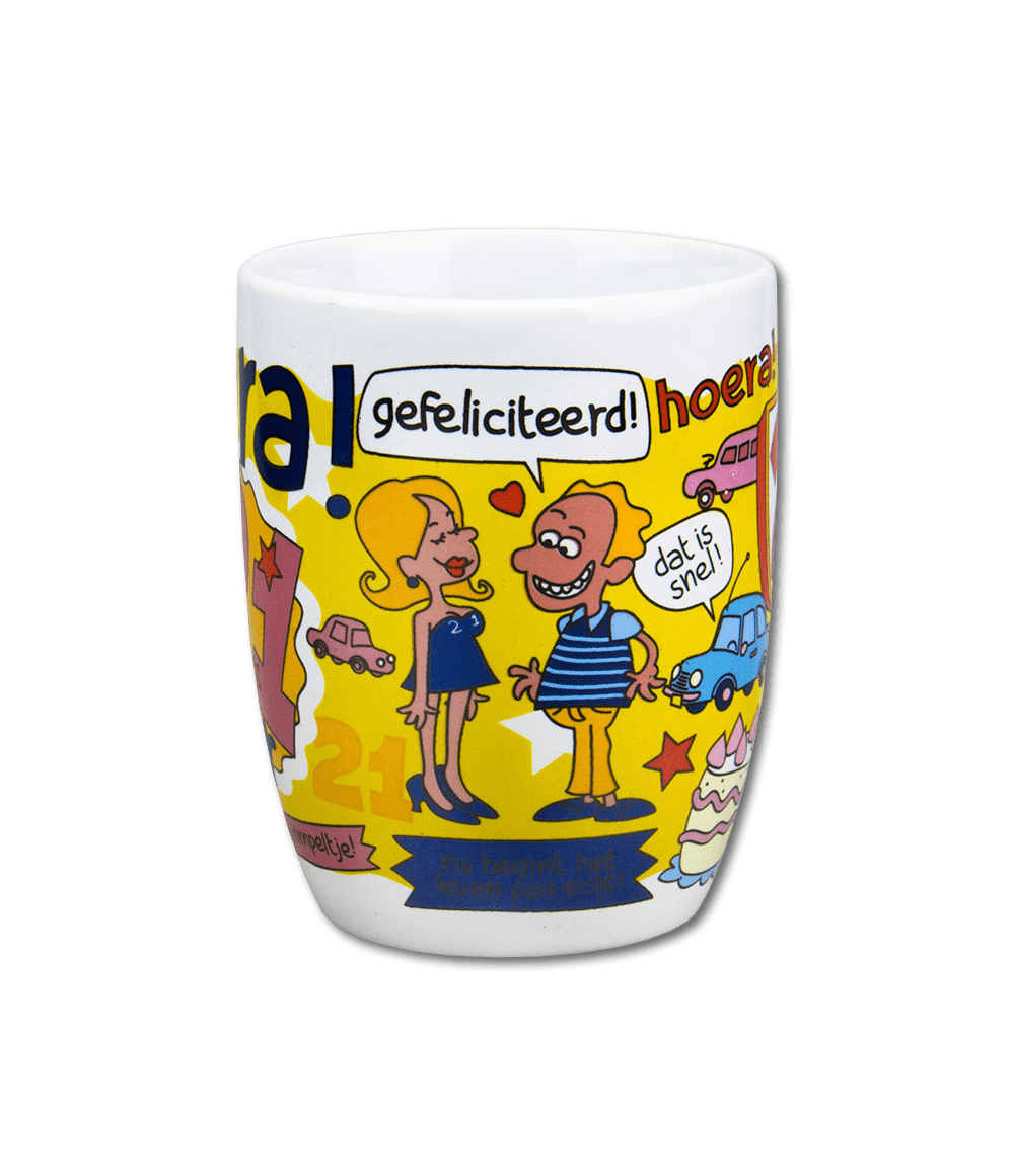 Mok 21 Jaar 12cm