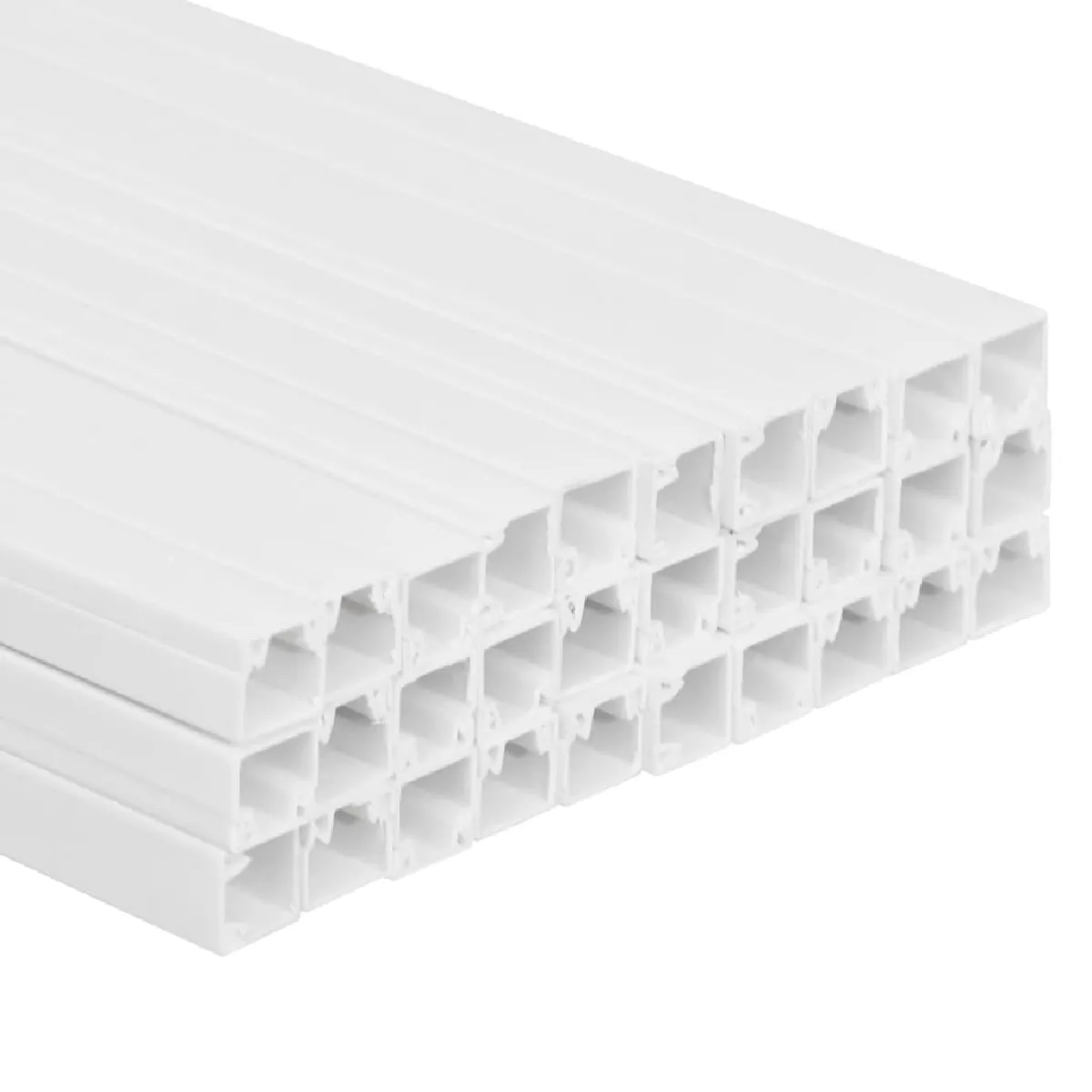 VidaXL Goulotte de câble 25x16 mm PVC