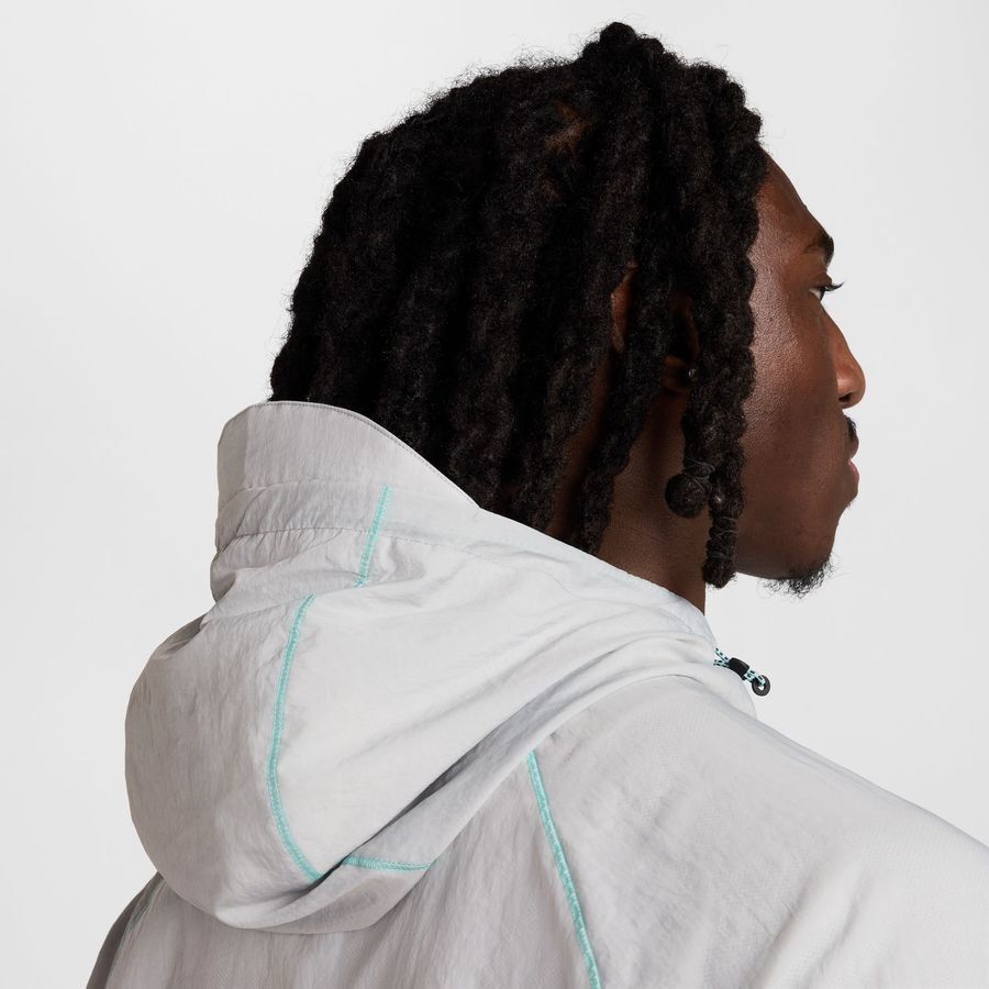 Nike Veste d'Entraînement Imperméable Strike   Woven - Blanc/Noir/Turquoise