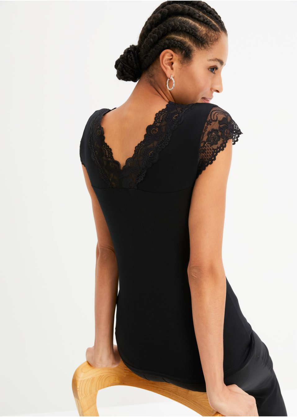 T-shirt en dentelle