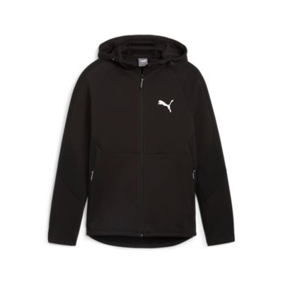 PumaEVOSTRIPE Full Zip Hoodie DK - schwarz